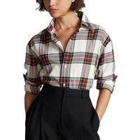 Checked Cotton Shirt with Long Sleeves
