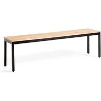 Nairobi 160cm Oak & Metal Bench