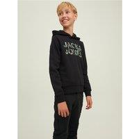 Logo Print Hoodie in Cotton Mix