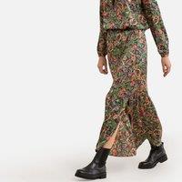 Floral Straight Maxi Skirt