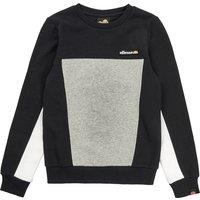 Embroidered Badge Logo Sweatshirt in Cotton Mix