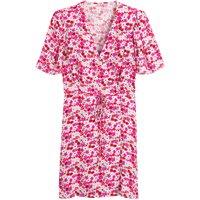 Floral Mini Wrapover Dress