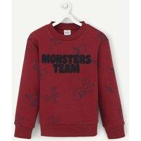 Cotton Mix Sweatshirt with Crew Neck