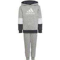 Colour Block Tracksuit with Logo Print in Cotton Mix