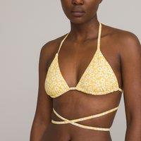 Floral Triangle Bikini Top