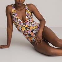 Floral Print Triangle Swimsuit