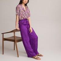 Recycled Wide Leg Trousers, Length 31"