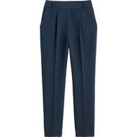 Recycled Cigarette Trousers with Pleat Front, Length 28.5"