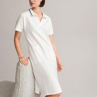 Cotton Polo Dress with Short Sleeves