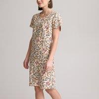 Floral Linen Mix Dress
