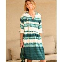 Tie Dye Tunic Dress, Mid-Length