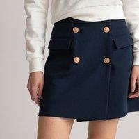 Wrapover Mini Skirt