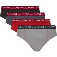 Pack of 4 Briefs in Stretch Cotton