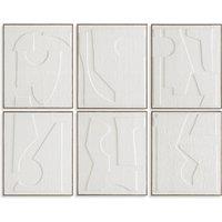 Set of 6 Hekatos Embossed Paper Frames