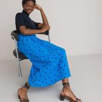 Polka Dot Midaxi Skirt