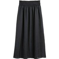 Recycled Full Midaxi Skirt with Smocked Waistband