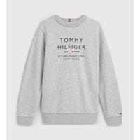 Logo Print Sweatshirt in Cotton Mix