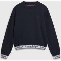 Cotton Mix Sweatshirt with Crew Neck