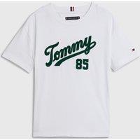 Logo Print Cotton T-Shirt with Short Sleeves