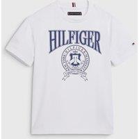 Logo Print Cotton T-Shirt with Short Sleeves