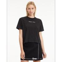 Cotton Chest Logo T-Shirt with Short Sleeves