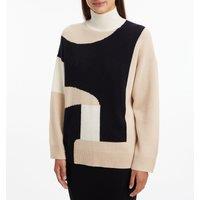 Fine Wool/Cashmere Jumper with High Neck