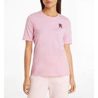 Cotton Crew Neck T-Shirt with Short Sleeves