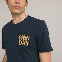 Cotton Crew Neck T-Shirt with Short Sleeves