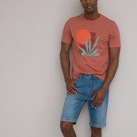 Cotton Crew Neck T-Shirt with Short Sleeves
