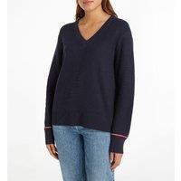 Cotton V-Neck Jumper