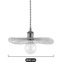 Ezia 30cm Diameter Lightweight Bamboo Ceiling Light