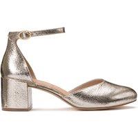 Wide Fit Ballet Pumps with Block Heel