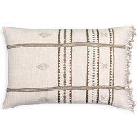 Dakara Embroidered Linen Cotton Blend Cushion Cover