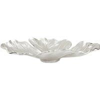 36cm Leaf Design Decorative Dish Aluminium