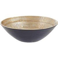30cm Two Tone Decorative Bowl - Black & Gold