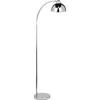 Chrome Finish Arched Curve Floor Lamp
