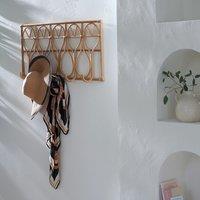 Malu Rattan XXL Wall Coat Rack