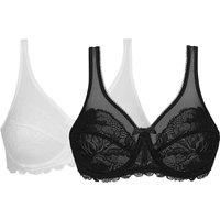 Pack of 2 Generous Lace Bras