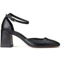 Leather Block Heels