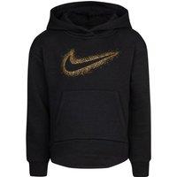 Sparkly Logo Print Hoodie in Cotton Mix