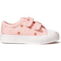 Kids Sun Print Trainers in Canvas with Touch 'n' Close Fastening