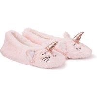Sherpa Unicorn Cat Slippers