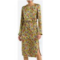 Shaning Side Slit Dress in Floral Print
