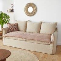 Orella Floral Linen Cotton Blend 40 x 40cm Cushion Cover