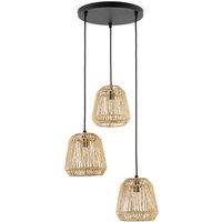 Yaku Metal and Hemp Cluster Ceiling Light