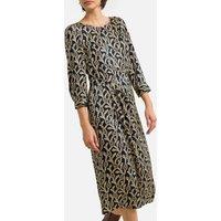 Opal Printed Dress with 3/4 Length Sleeves