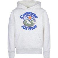 Logo Print Hoodie in Cotton Mix