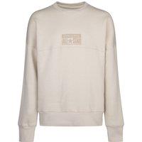 Logo Print Sweatshirt in Cotton Mix with Crew Neck