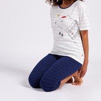 Lagune Cotton Cropped Pyjamas