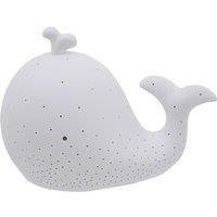 Kids Whale White Ceramic Night Light